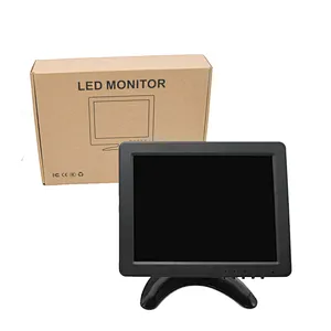 8 Inch Touch Screen High Brightness Monitor LCD TFT  Display HDMI DVI VGA  1024 x 768 Touch Screen Monitor Vesa 75 OEM Monitor
