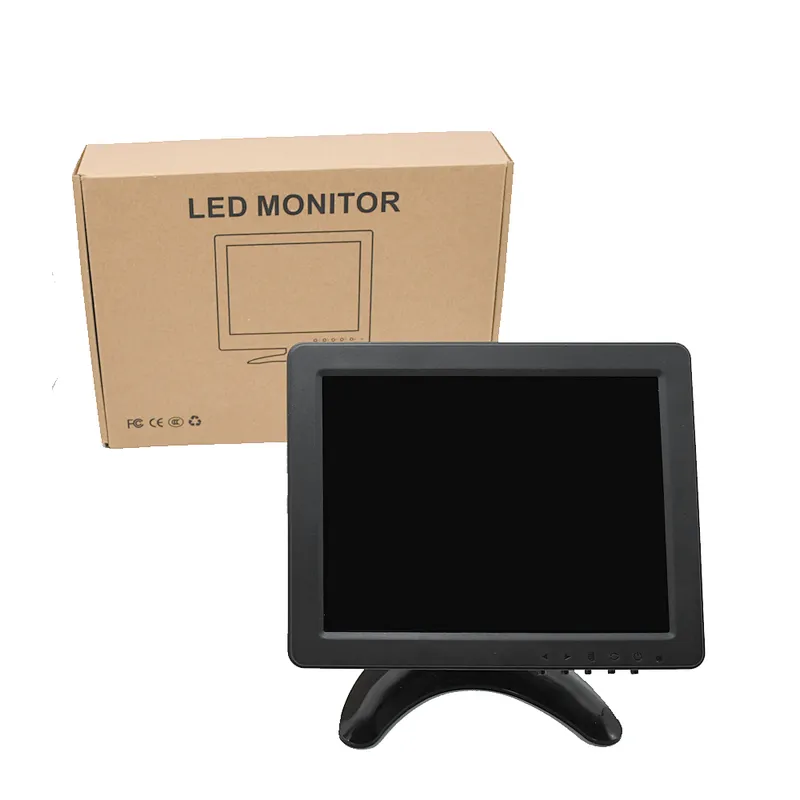 8 Inch Touch Screen High Brightness Monitor LCD TFT  Display HDMI DVI VGA  1024 x 768 Touch Screen Monitor Vesa 75 OEM Monitor
