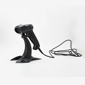 Support ID number OCR recognition  2D wired barcode scanner  COMS barcode scanner with stand