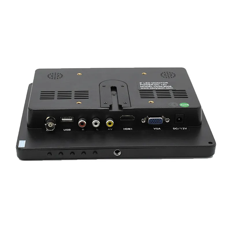 8 Inch Touch Screen High Brightness Monitor LCD TFT  Display HDMI DVI VGA  1024 x 768 Touch Screen Monitor Vesa 75 OEM Monitor