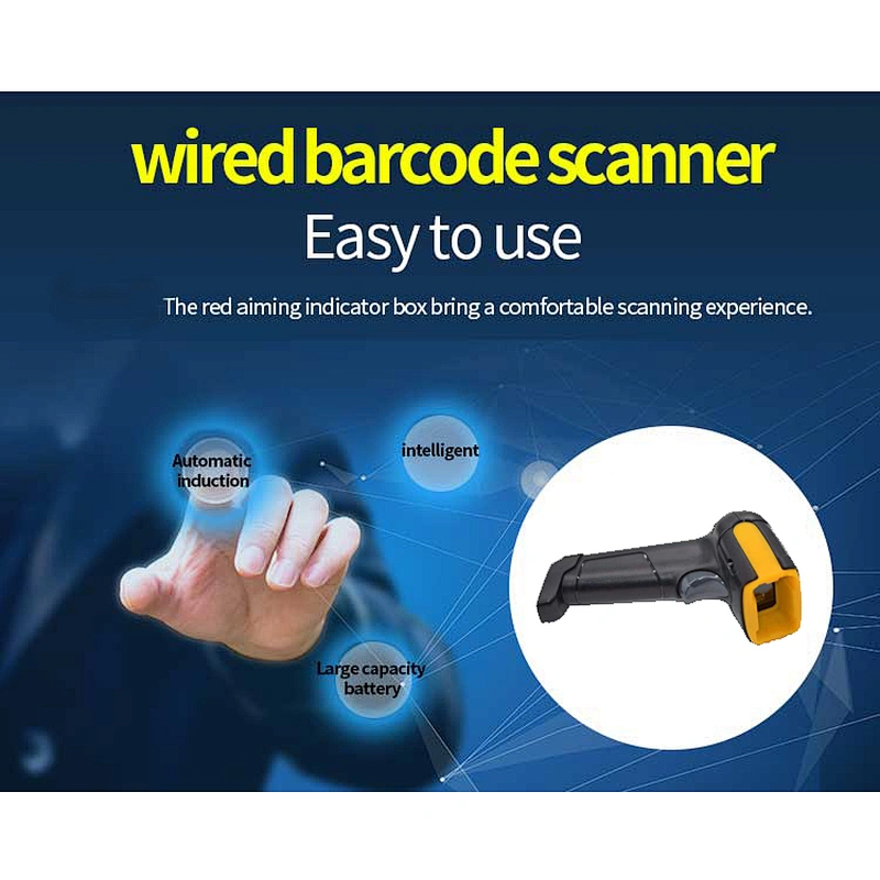 Factory price 1D 2D QR Bar code Reader Scanners Handheld  Barcode Scanner Gun