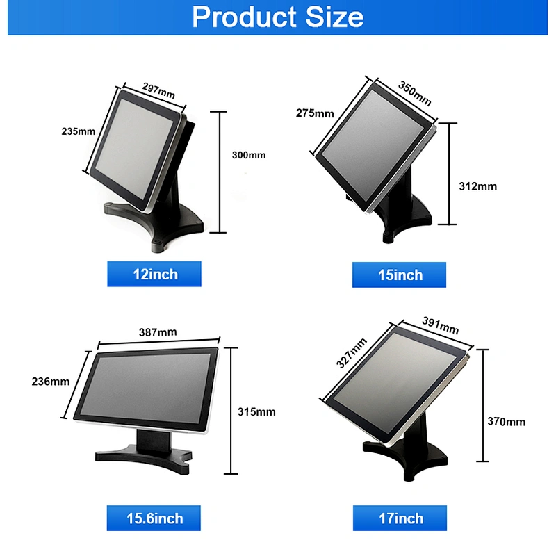 OSCY 15 Inch All in One Touch Pos System; Touch Cash Register;All in One POS for Restaurant and Supermarket Retail