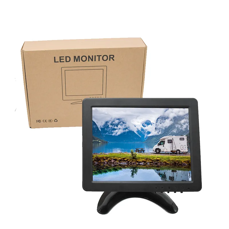 8 Inch High Brightness Monitor LCD TFT Touch Screen Display HDMI DVI VGA 4:3 Touch Screen Monitor Vesa 75 OEM Monitor