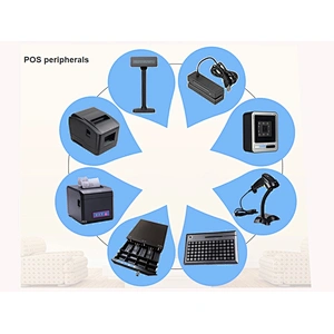 OSCY 15 Inch All in One Touch Pos System; Touch Cash Register;All in One POS for Restaurant and Supermarket Retail