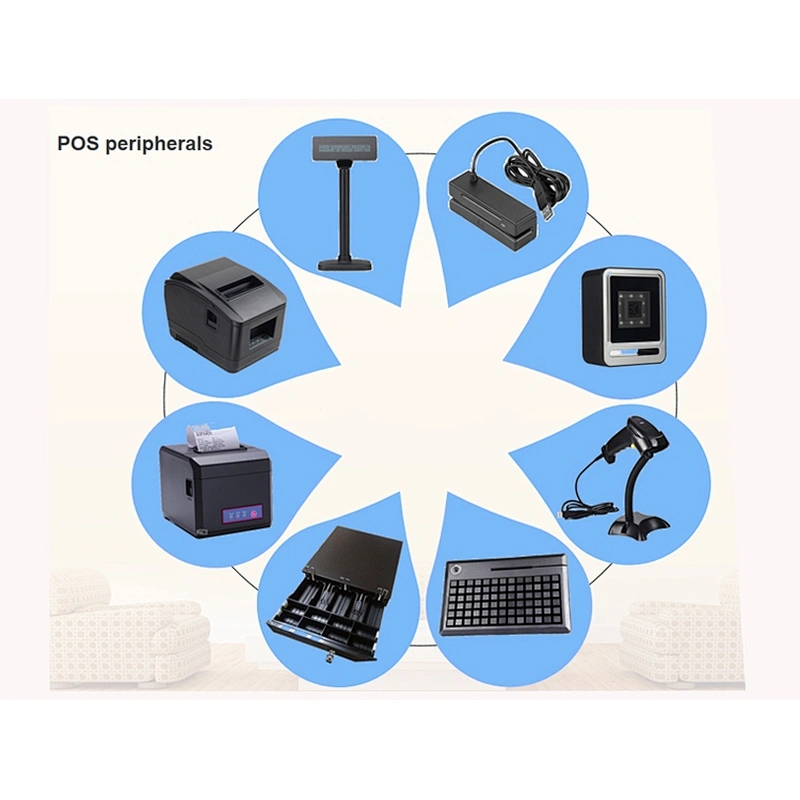 OSCY 15 Inch All in One Touch Pos System; Touch Cash Register;All in One POS for Restaurant and Supermarket Retail