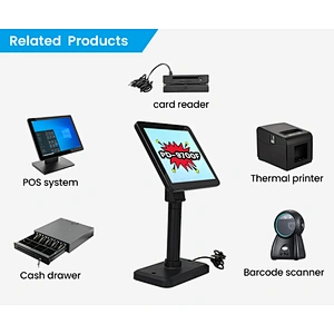 New coming Pos Display 9.7 Inch LED LCD Screen Monitor POS Pole Customer Display