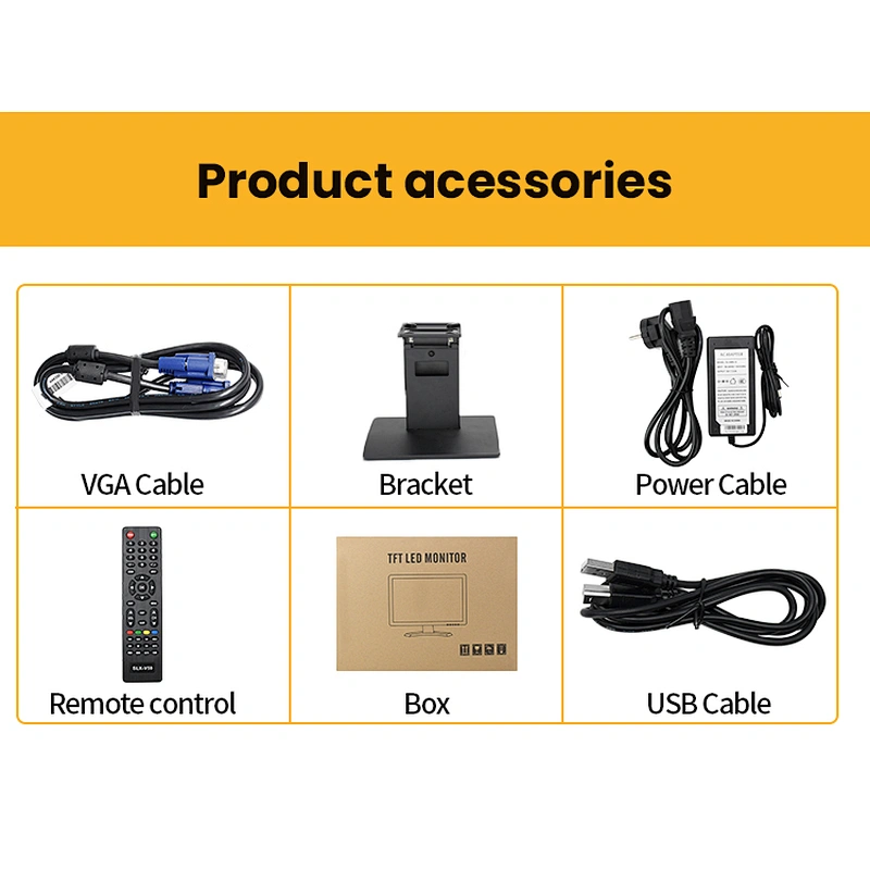 OSCY Hot selling 15 inch POS machine hdmi vga monitor capacitive touch screen monitor