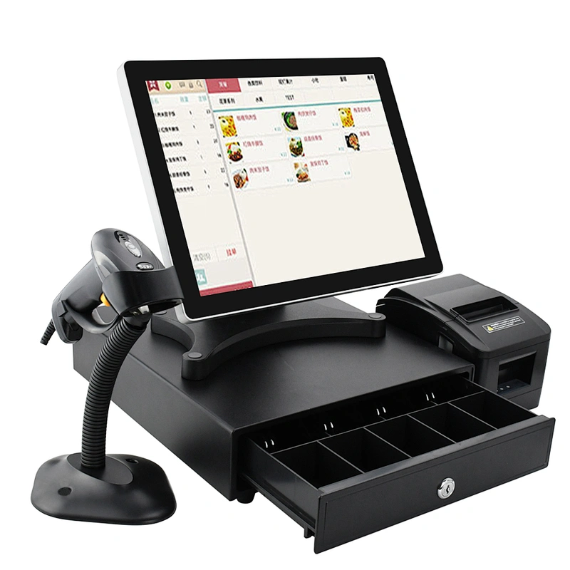 OSCAN Factory Wholesale Price 12 15 15.6 17 19 inch touch screen all in one point of sale pos machine system