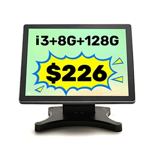 15'' touch screen all in one POS system/cash register/cashier POS machine