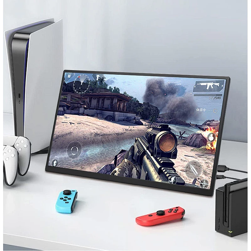 Cheap Monitor 15.6 Inch 18.5 Inch 1080p 1920x1080 Portable Usb Type-c Monitor for Smart Phone PS4 Laptop Mac