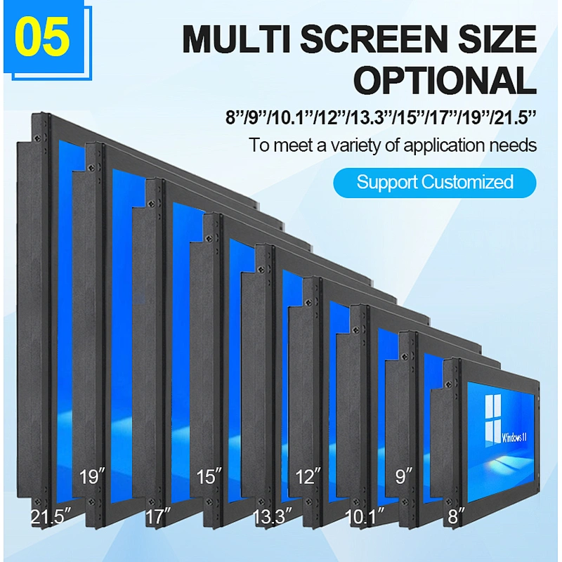 New style raspberry pi monitor 7 inch lcd monitor industry with good price open wall mount lcd monitor