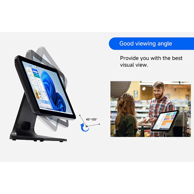 Pos For Retail Store J1900 Automated Cashier Pos Aio Cash Money Machine Pos System With Printer