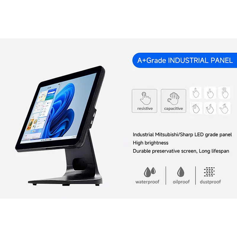 Pos For Retail Store J1900 Automated Cashier Pos Aio Cash Money Machine Pos System With Printer