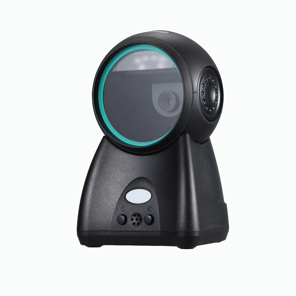 Black qr code scanner machine 2d barcode scanner usb for supermarket