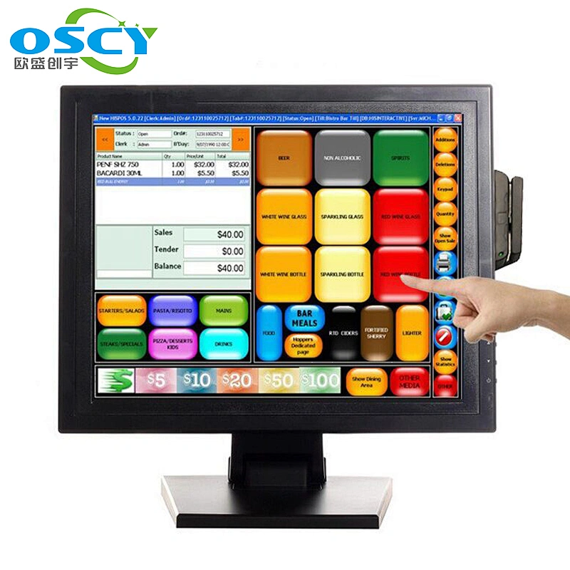 Hot sale pos touchscreen 15 inch raspberry pi touch monitor