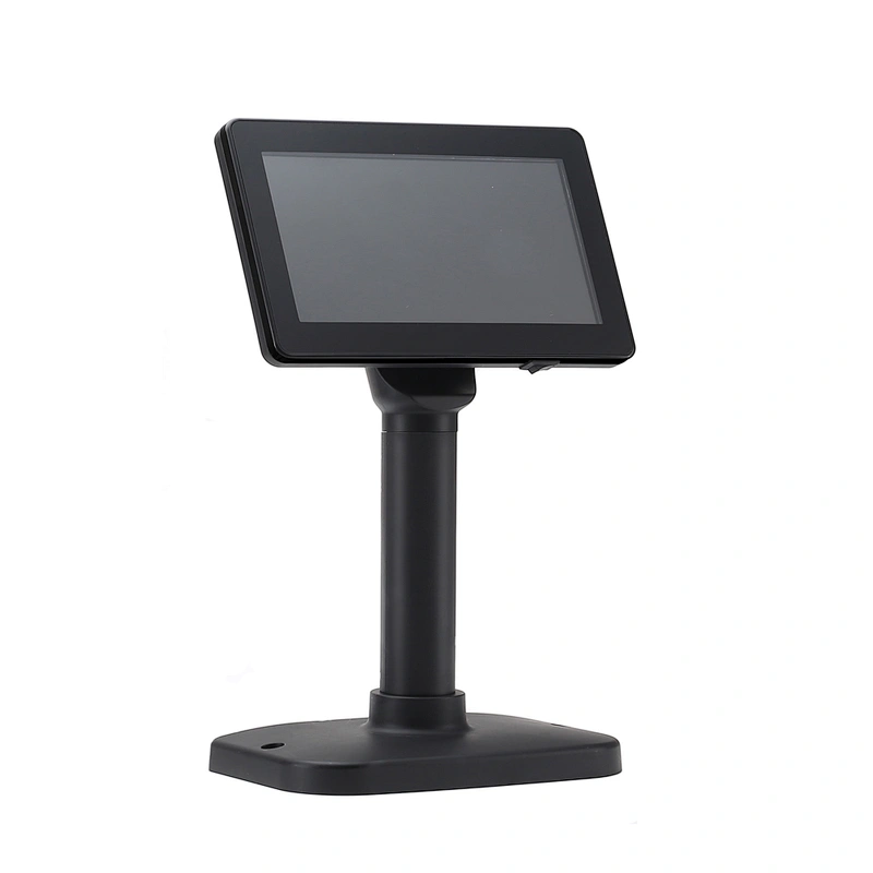 7inch 16:9 digital panel customer display with USB input for POS SYSTEM