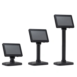 7inch 16:9 digital panel customer display with USB input for POS SYSTEM