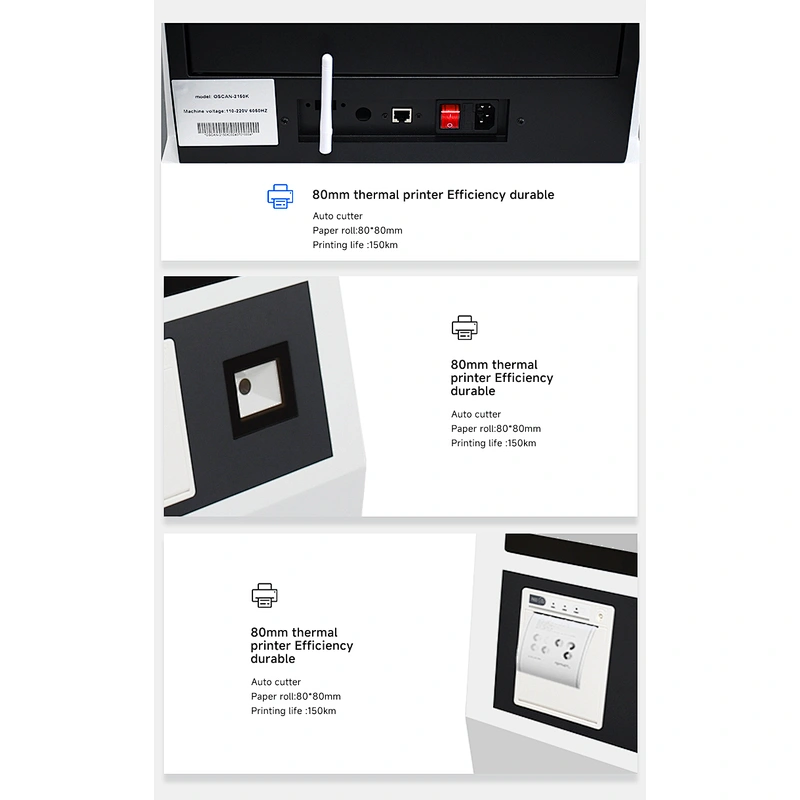Self Service Payment Kiosk 21.5/ 27/ 32 Inch Touch Screen Self Ordering Restaurant Kiosk Software Self Checkout Payment Kiosk
