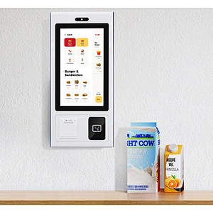 Self Service Payment Kiosk 21.5/ 27/ 32 Inch Touch Screen Self Ordering Restaurant Kiosk Software Self Checkout Payment Kiosk