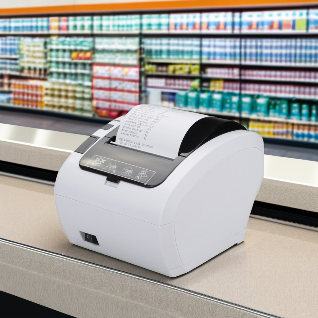 LAN port Black Bill Printing 80mm Thermal Receipt printer Bill Thermal receipt Printer For POS Retail Store Grocery