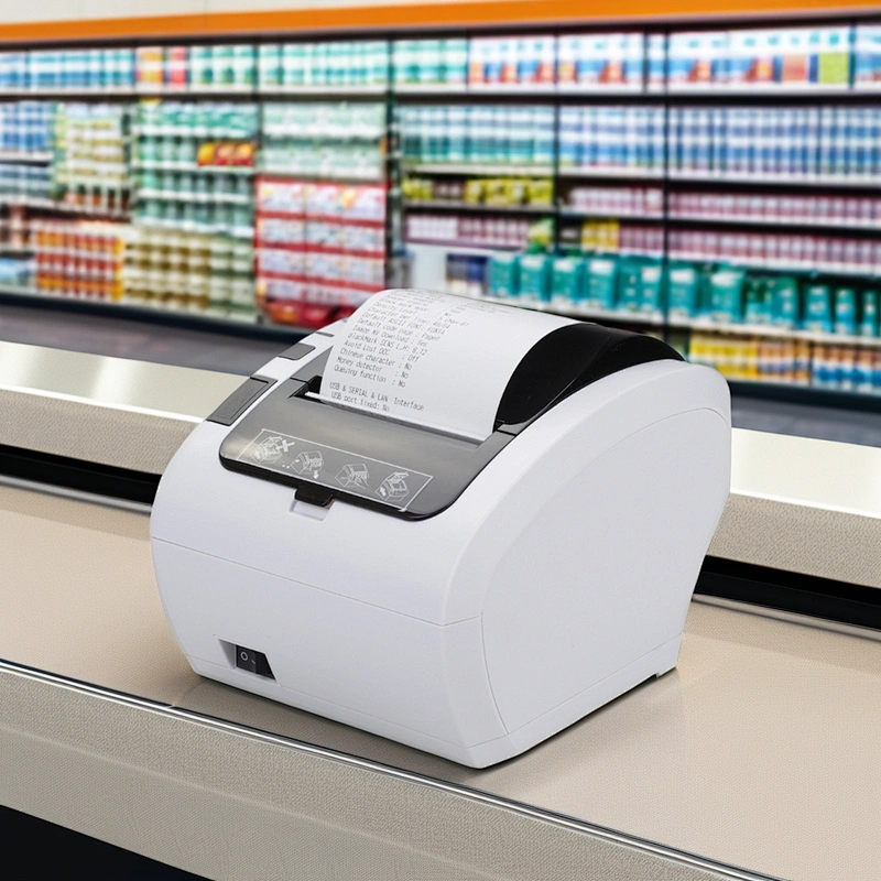 LAN port Black Bill Printing 80mm Thermal Receipt printer Bill Thermal receipt Printer For POS Retail Store Grocery