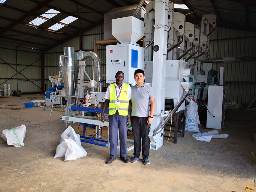CTNM30&15SD Rice Mill Machine East Africa installation