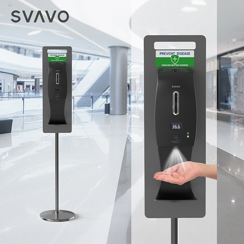 SVAVO High quality 600ml sensor alcohol hand sanitizer automatic soap dispenser touchless with monitor window