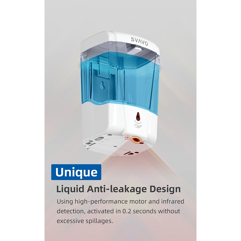 Hands free Wall Mounted Automatic Liquid Soap Dispenser For Gel Based Infrared Hand Sanitizer Sensor Soap Dispenser