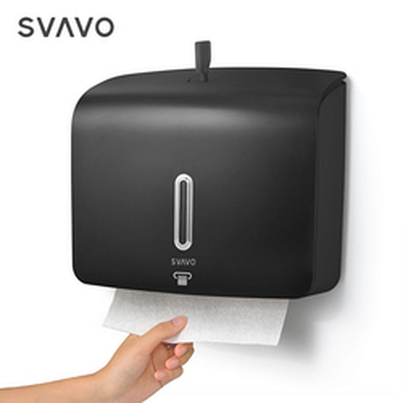 Cheap Price Hotel Washroom Lockable Wall Mounted Plastic Toilet Paper Tissue Dispenser