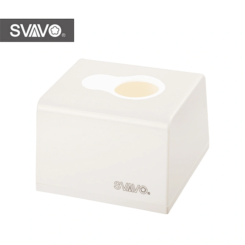 Portable ABS plastic napkin tissue holder with multi-colors paper box V-6003