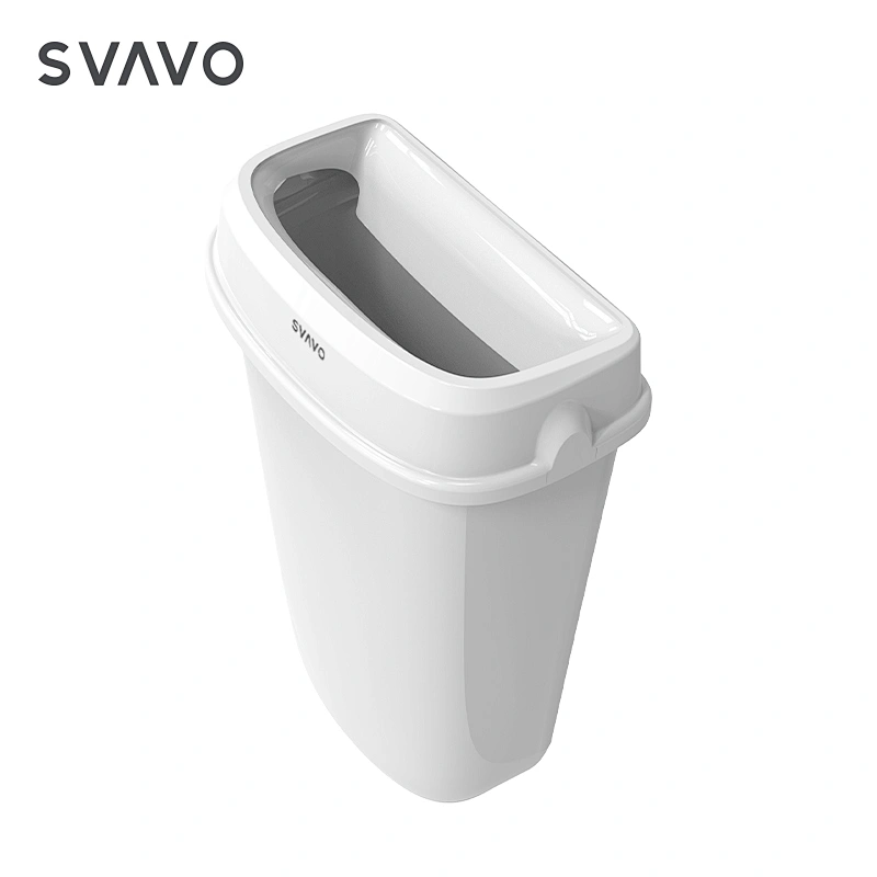 SVAVO 2022 Brand New Eco- friendly 12L bathroom kitchen plastic trash can