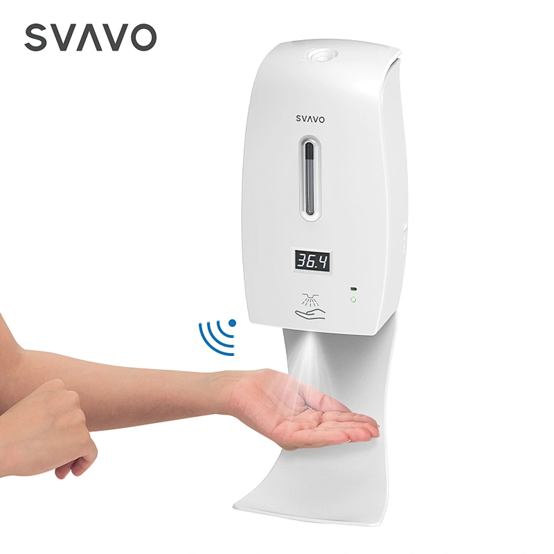 SVAVO Brand New Sensor Liquid Sanitizer Dispenser Automatic with thermometer