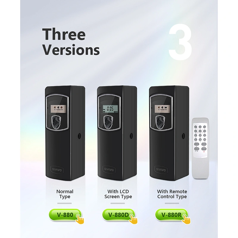Wall Mounted Spraying Air Freshener Disinfection Touchless Liquid Perfume Fragrance Dispenser with LCD Eco-friendly