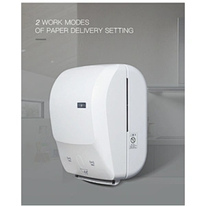 Wall Mounted Sensor Electric Plastic Towel Dispenser Auto Cutting Paper Dispenser