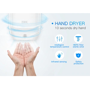 ABS plastic high speed hand dryer bathroom hand dryer PL-151070