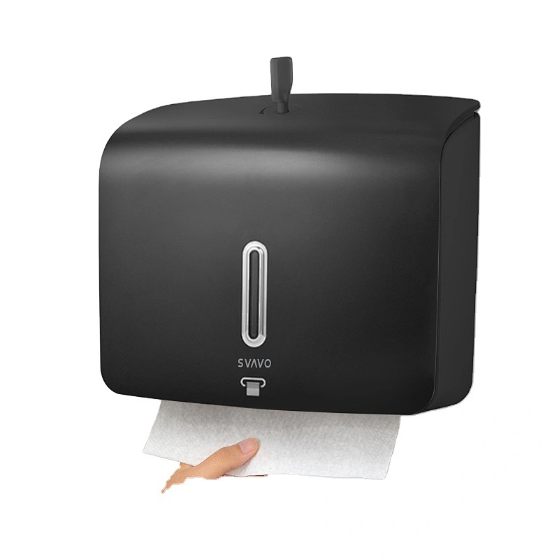 Cheap Price Hotel Washroom Lockable Wall Mounted Plastic Toilet Paper Tissue Dispenser