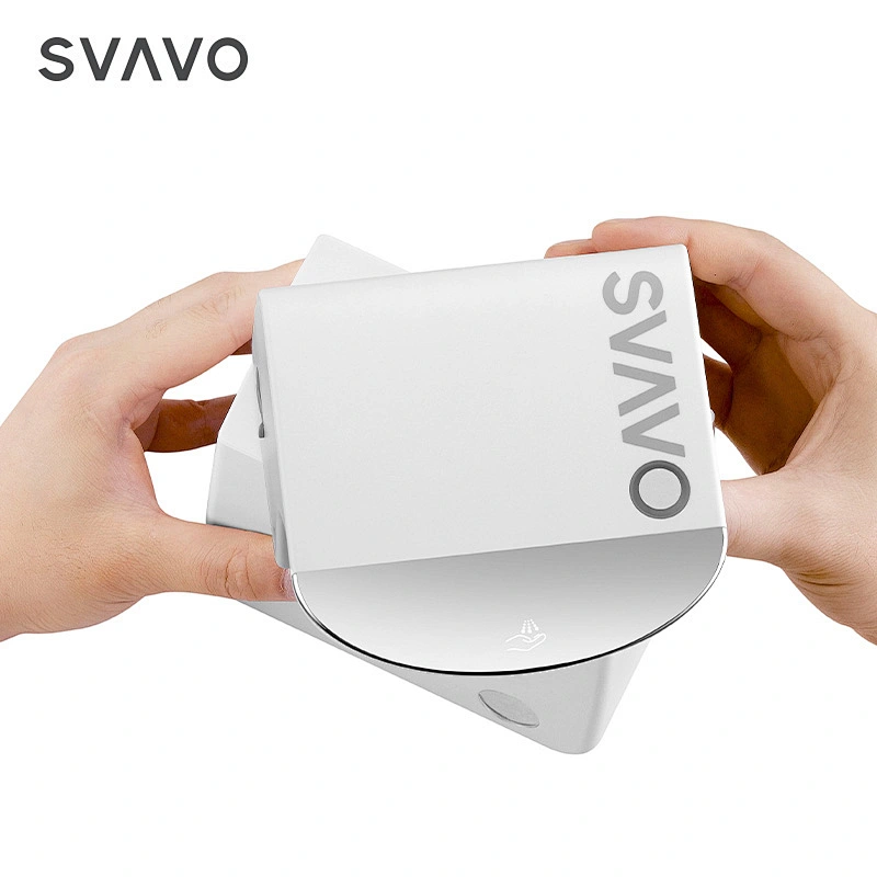 good quality wall mount plastic abs 950ml led Hands Free Touchless Sensor foaming soap dispenser