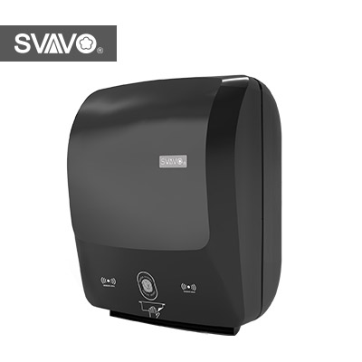 Wall-mounted Intelligent Automatic Paper Dispenser Toilet Paper Holder Tissue Box Smonsdle Contact Paper Household Plastic SVAVO