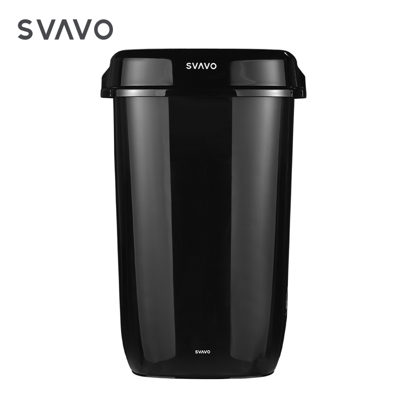 SVAVO Wholesale Price 12L PP Plastic Food Waste Bin Plastic Trash Can for Kitchen