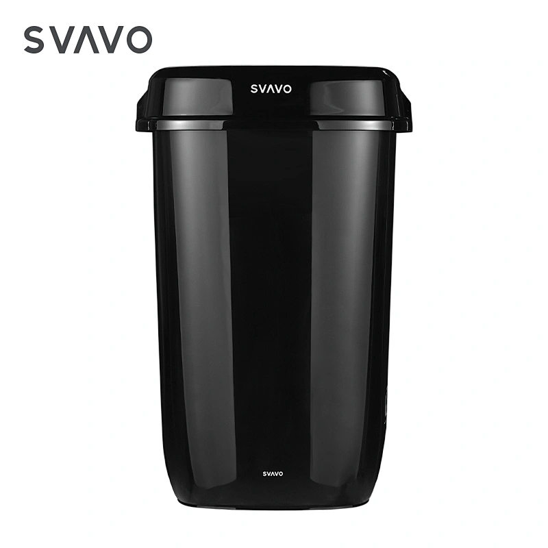 SVAVO Wholesale Price 12L PP Plastic Food Waste Bin Plastic Trash Can for Kitchen