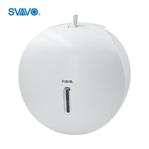 Commercial Hotel Mall Bathroom accessories plastic white/black jumbo toilet paper roll dispenser