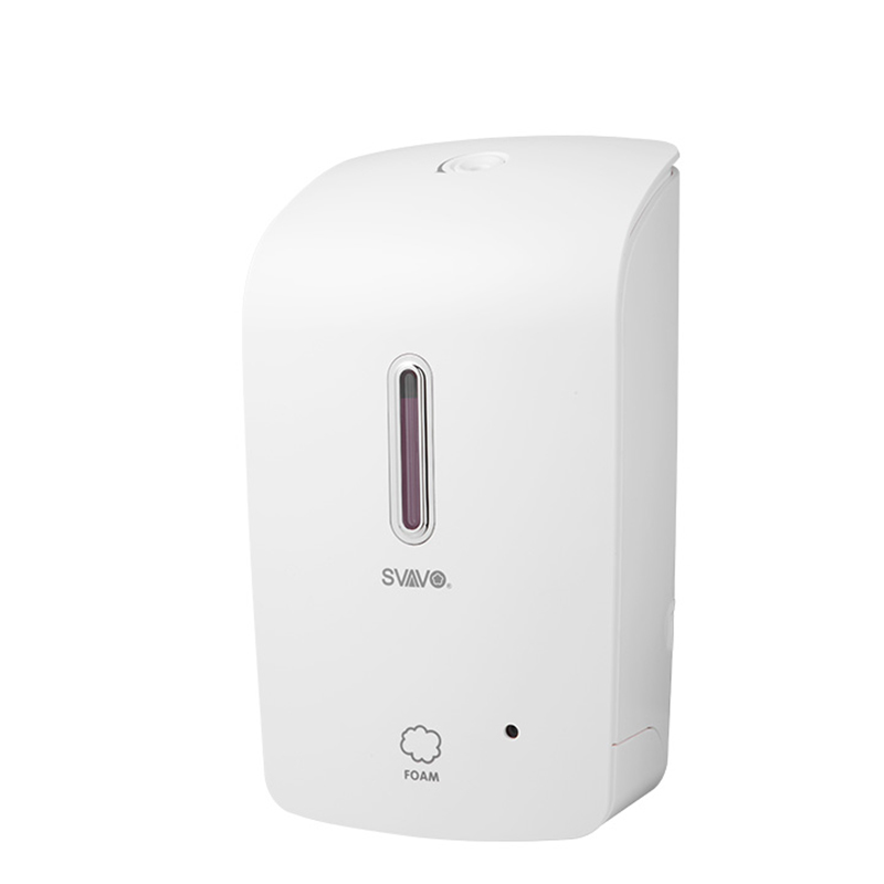 Automatic Touchless Sensor Liquid Soap Hand Sanitizer Dispenser SVAVO ABS Plastic PL-151055-U 12ps/ctn 1000ML CN;GUA 10cm