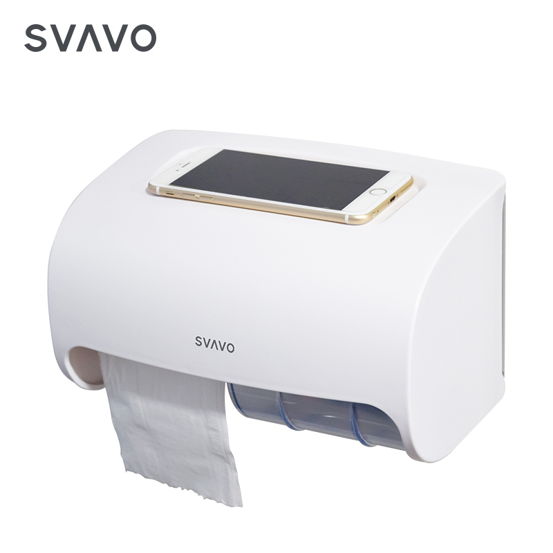 SVAVO Brand new high quality double roll mini toilet paper holder tissue dispenser