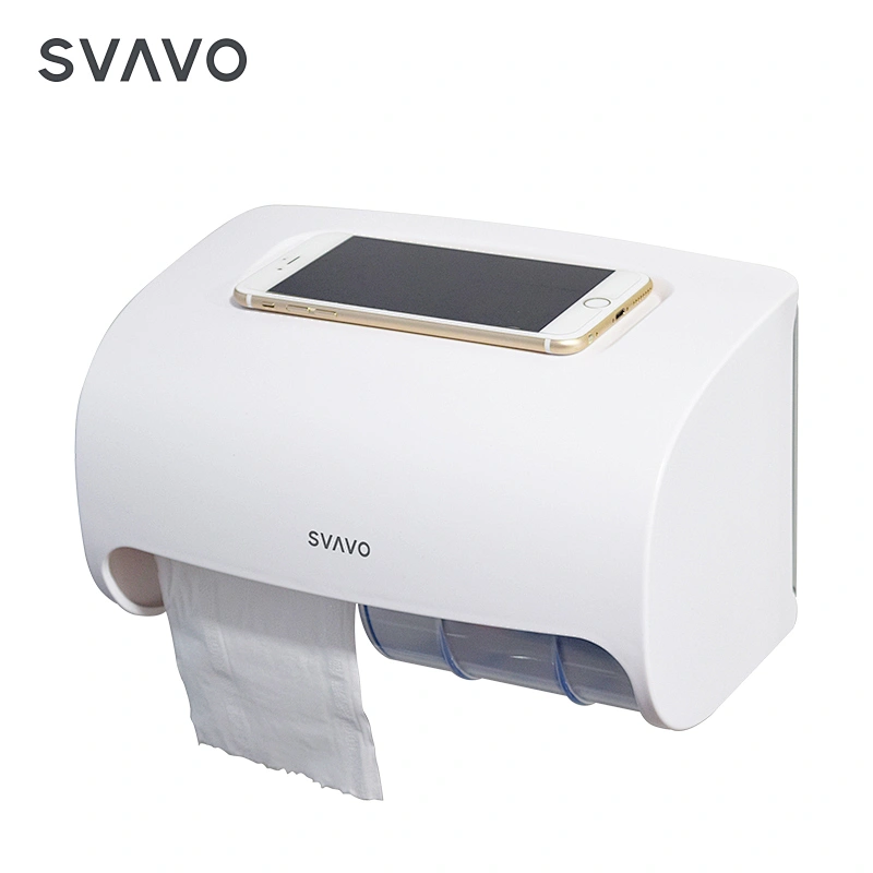 SVAVO Brand new high quality double roll mini toilet paper holder tissue dispenser