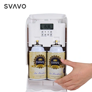 SVAVO LCD Dual Can Wall Mounted automatic air freshener perfume dispenser