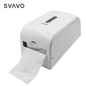 SVAVO Bathroom ABS Plastic Double Roll Twin Tissue Dispenser Wall Mounted