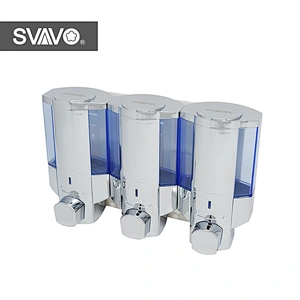 Triple Liquid automatic alcohol hand sanitizer soap dispenser  Wall Mounted