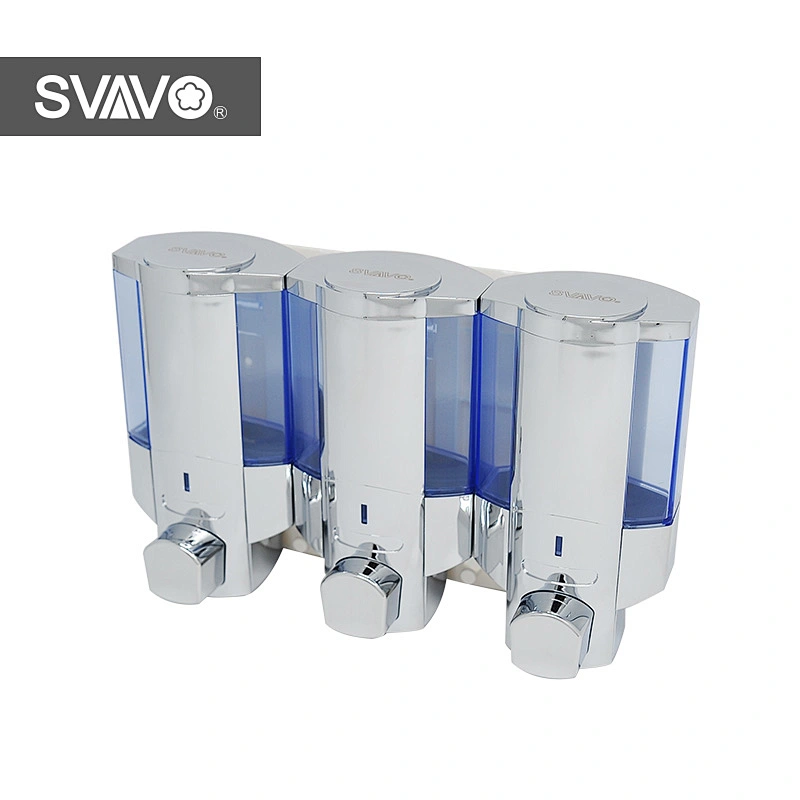 Triple Liquid automatic alcohol hand sanitizer soap dispenser  Wall Mounted