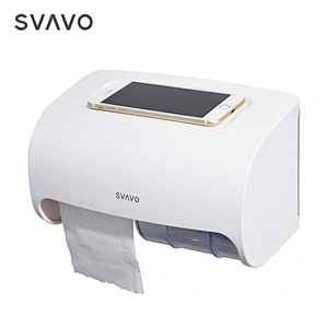 SVAVO Luxury Toilet Paper Holder Tissue Box Double Roll Paper Towel Dispenser