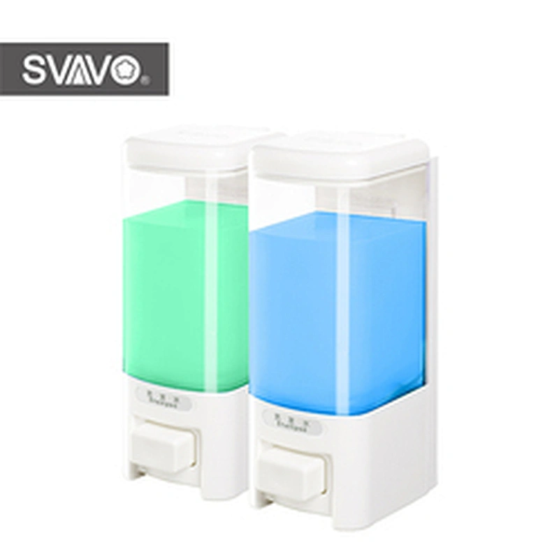Hot Selling Wall-mounted Manual Soap Dispenser with Two Chamber